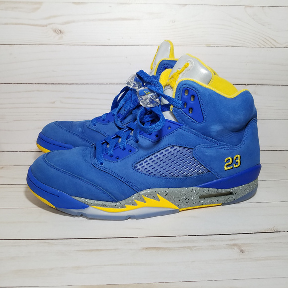 blue yellow retro 5